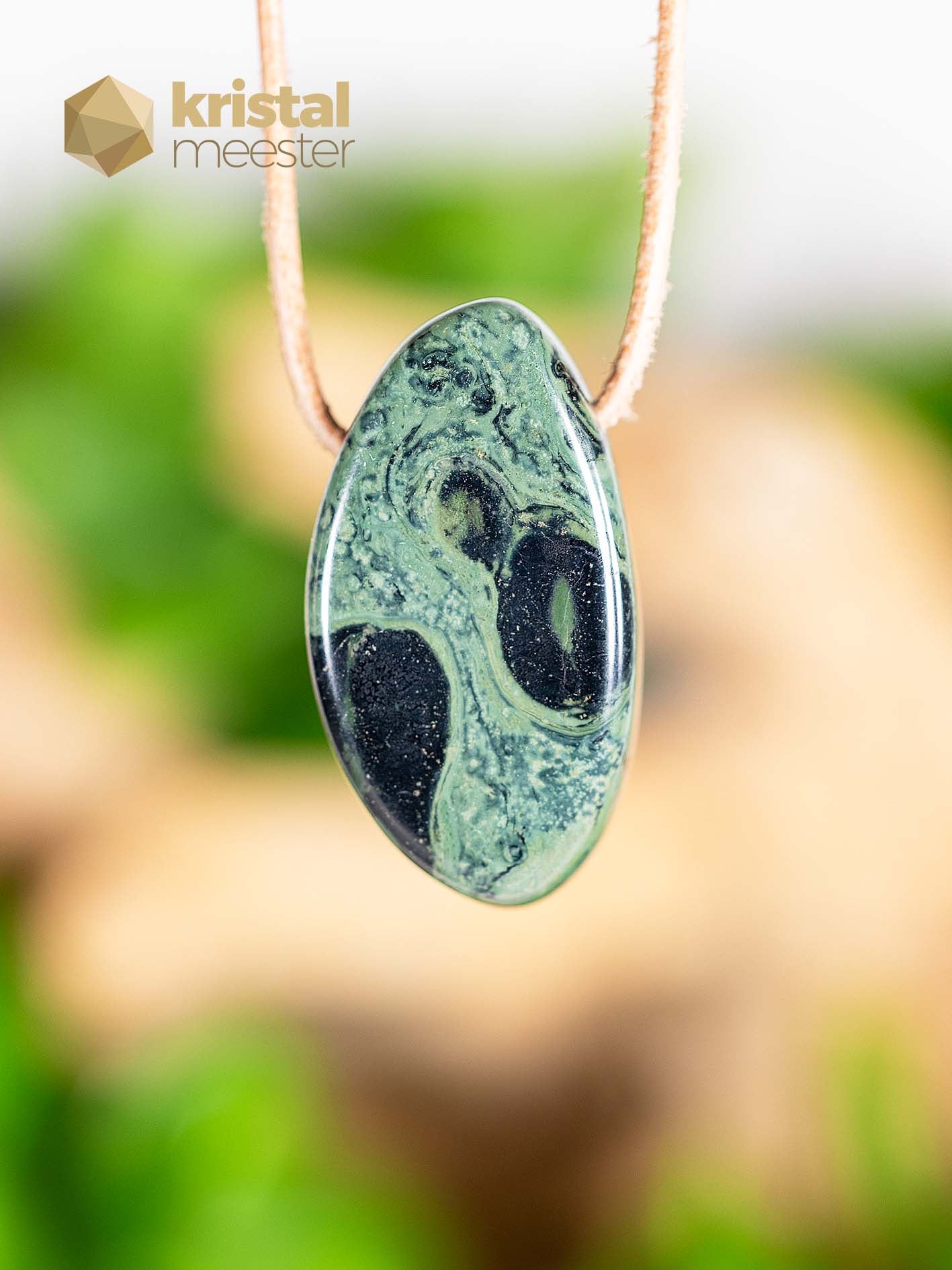 Kabamba Jasper EX Pendant, drilled - no. 2