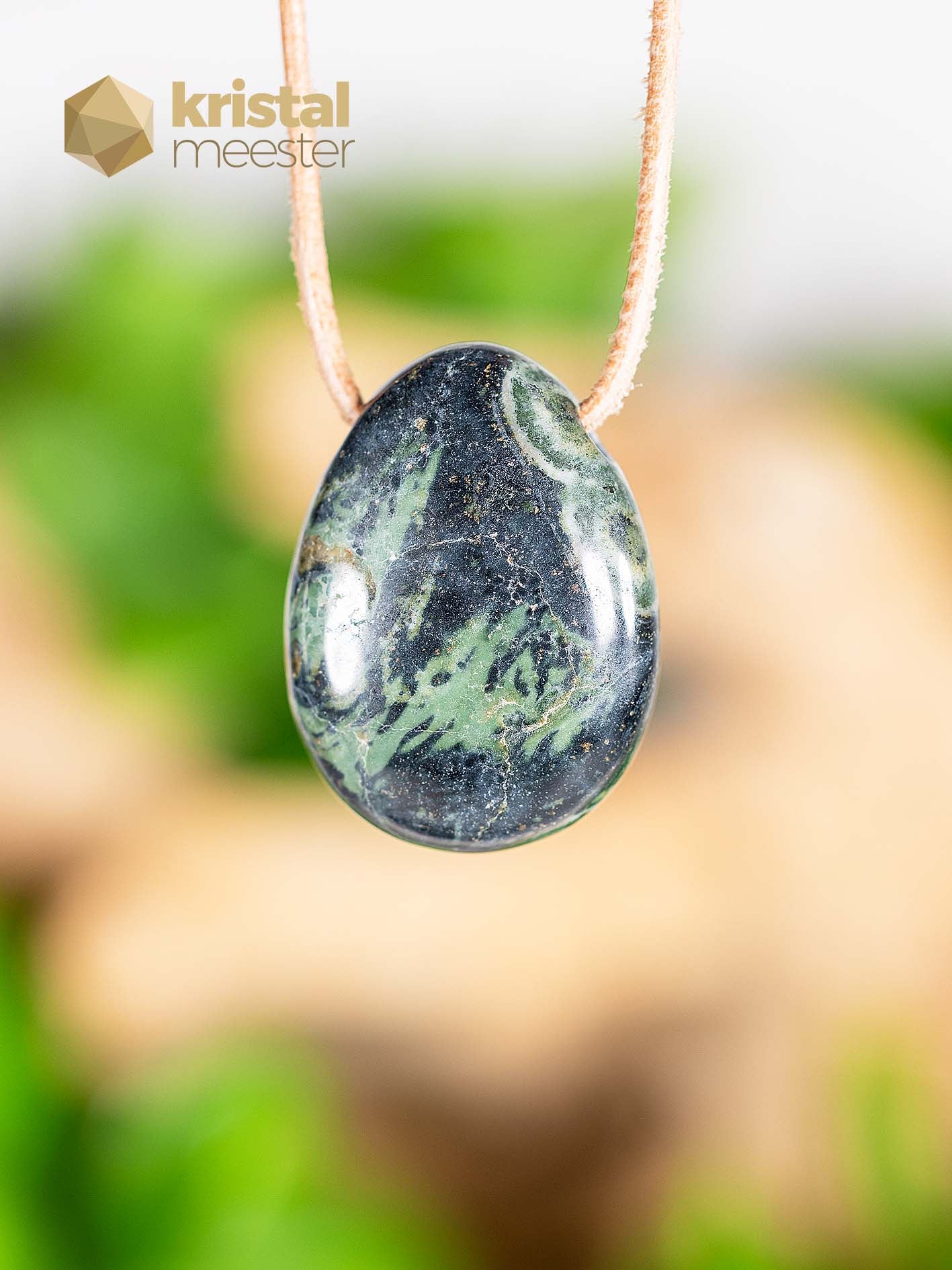 Kabamba Jasper Pendant, drilled - no. 2
