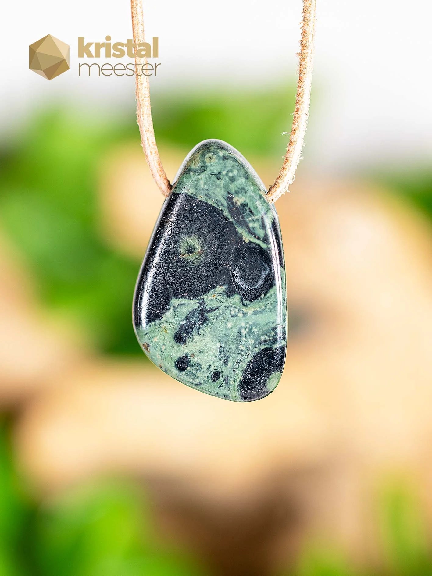 Kabamba Jasper EX Pendant, drilled - no. 3