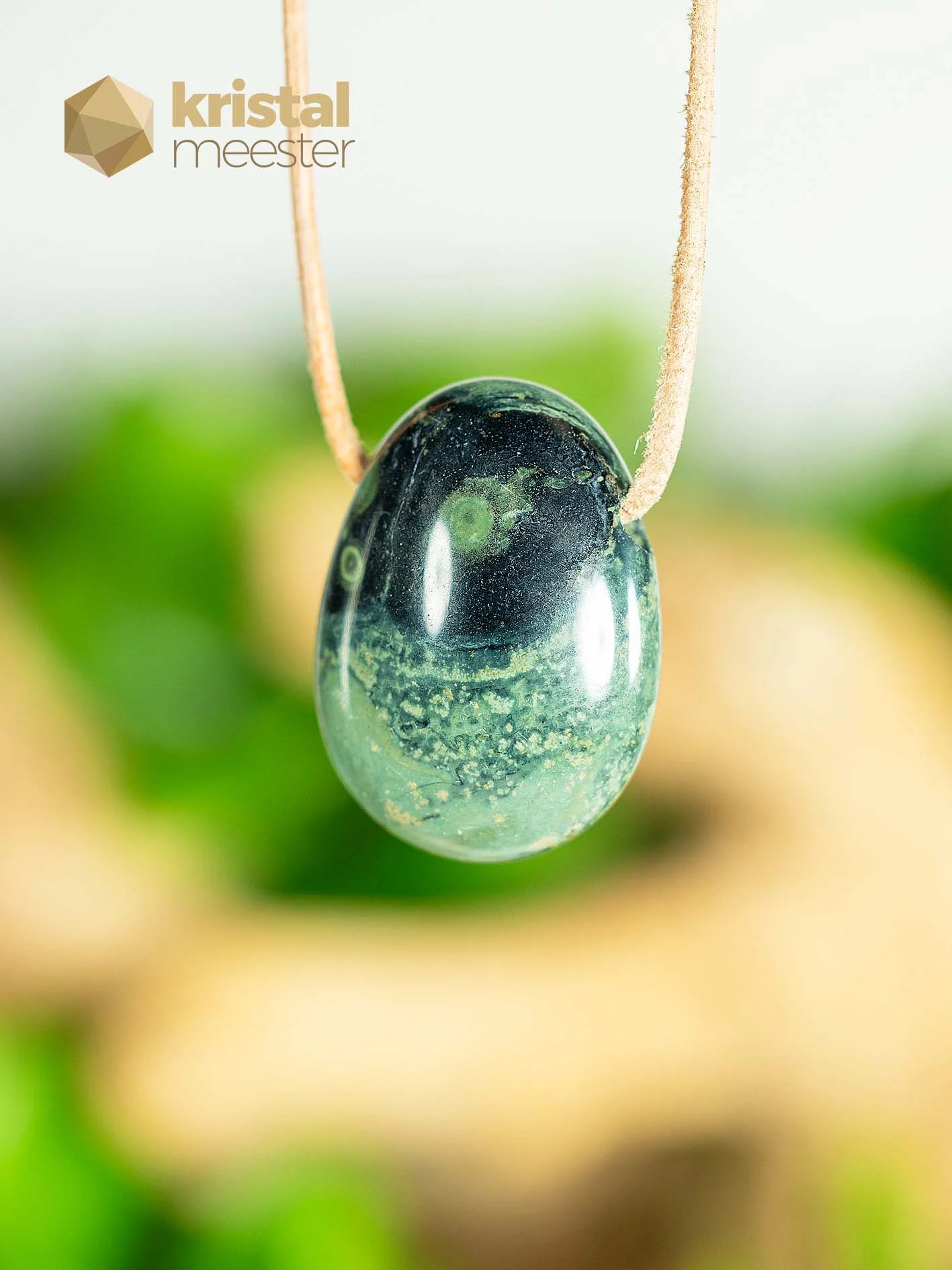 Kabamba Jasper Pendant, drilled - no. 3