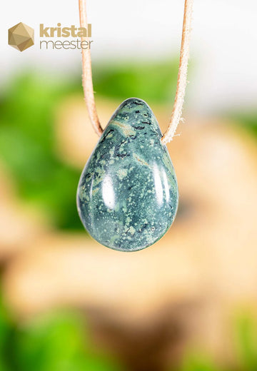 Kabamba Jasper drop shaped Pendant, drilled - no. 4
