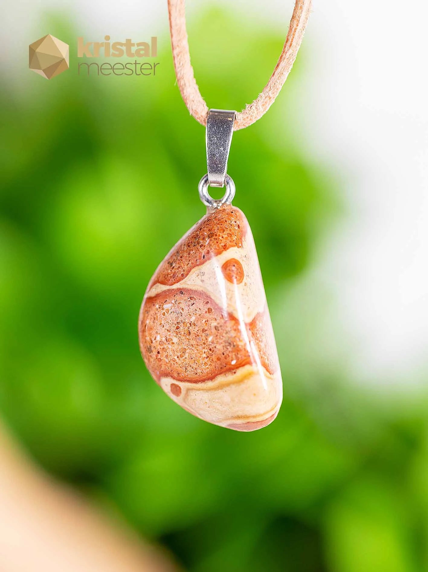 Kalkoolite Pendant with silver loop - no. 1