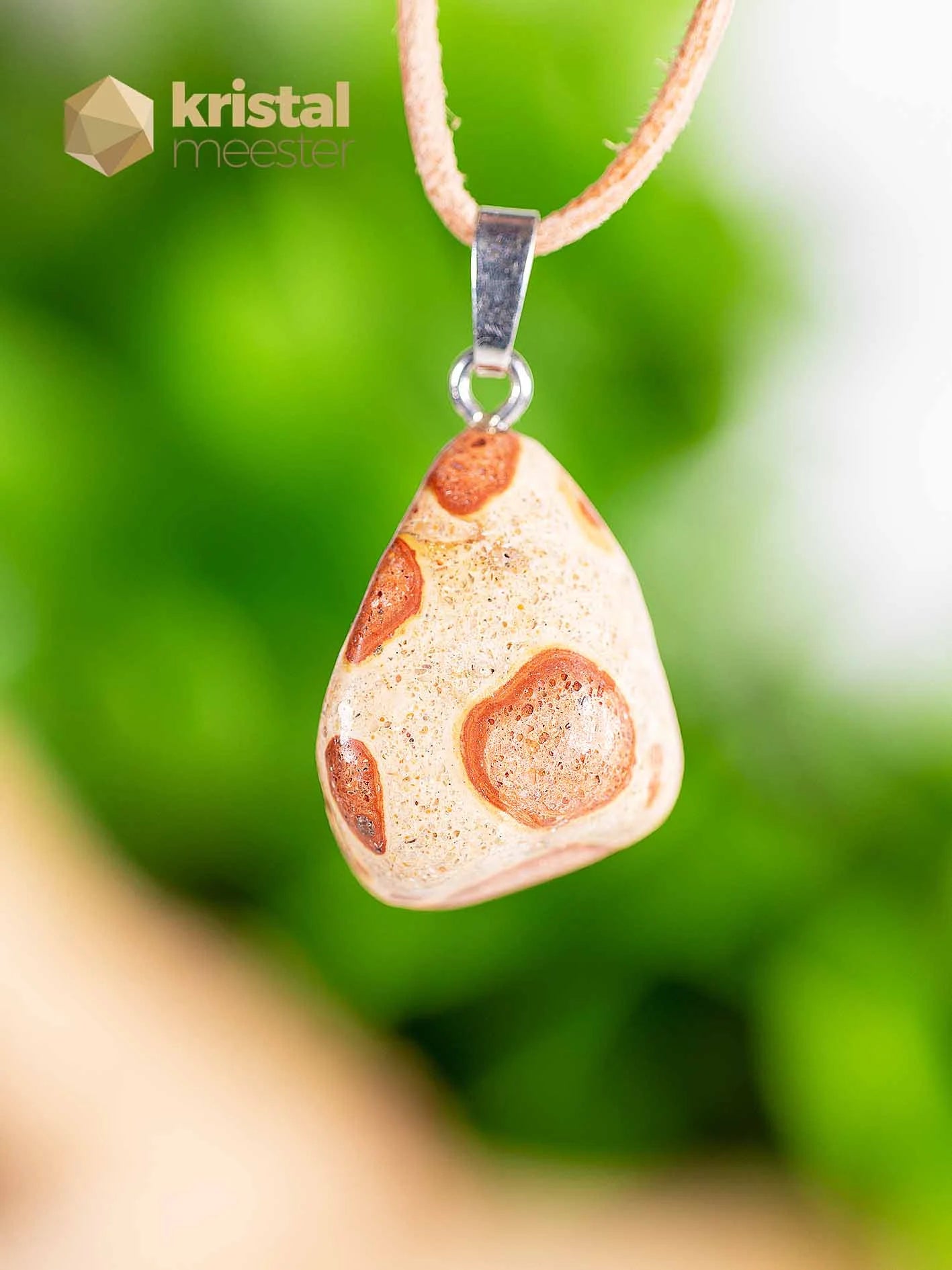 Kalkoolite Pendant with silver loop - no. 3