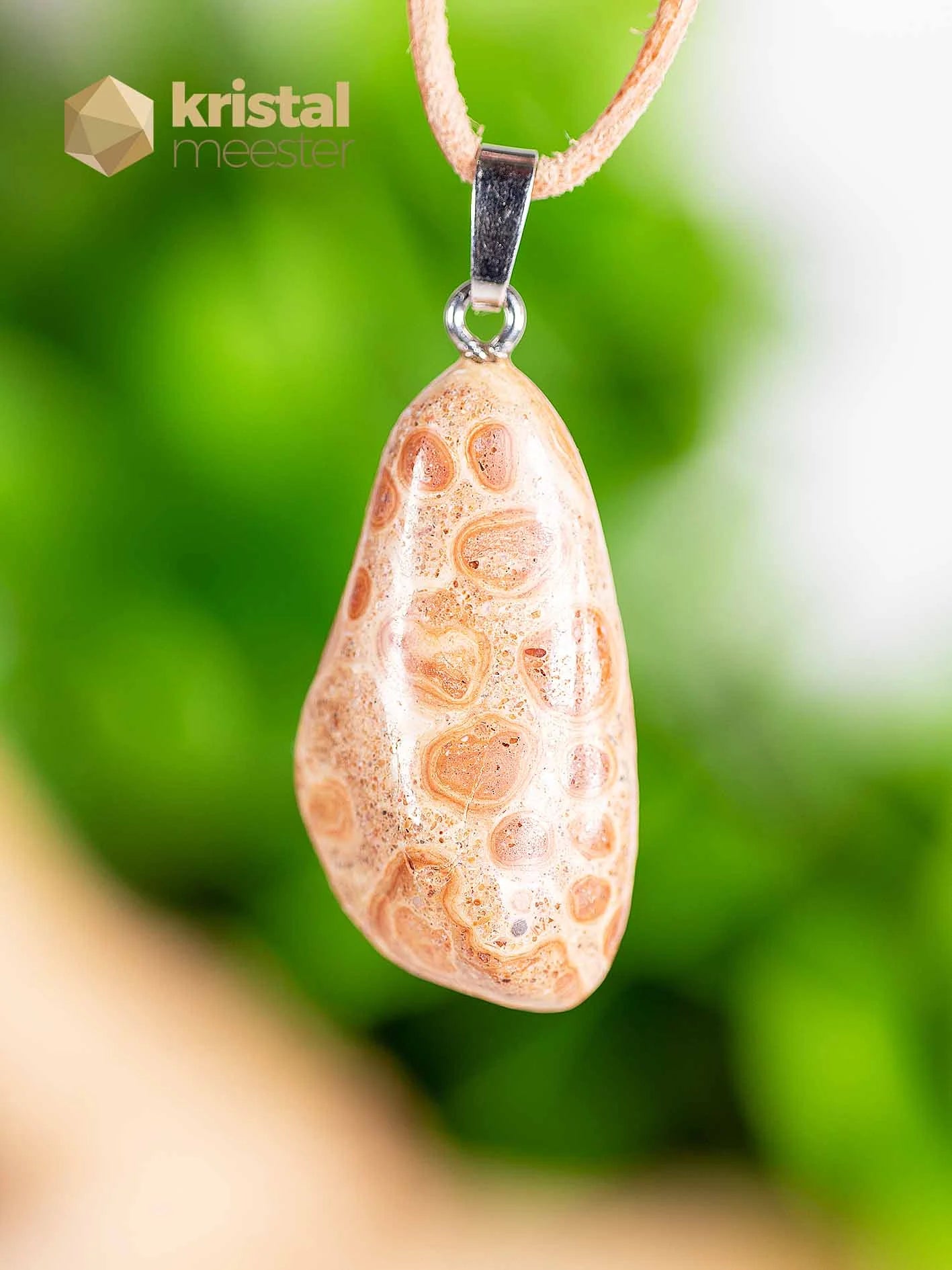 Kalkoolite Pendant with silver loop - no. 4