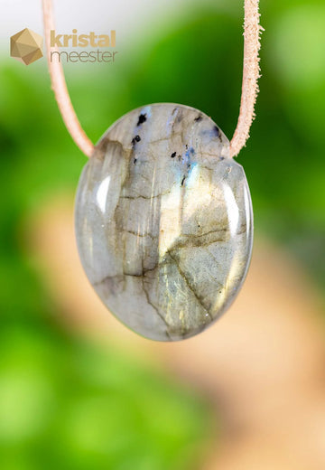 Labradoriet EX hanger, doorboord - nr. 3