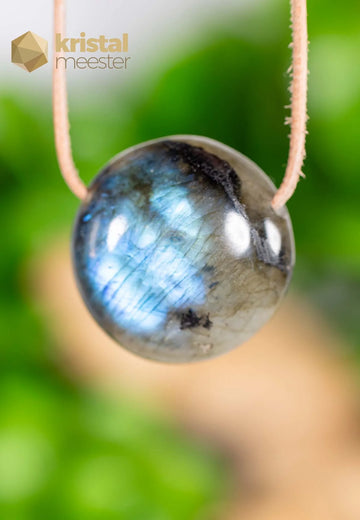 Labradoriet EX hanger, doorboord - nr. 4