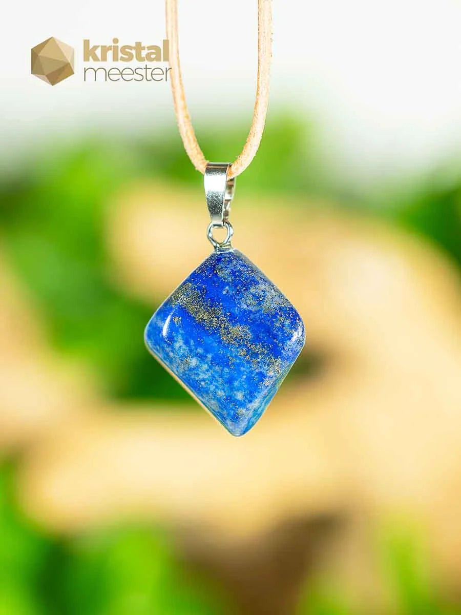 Lapis Lazuli hanger met zilver oog - nr. 1