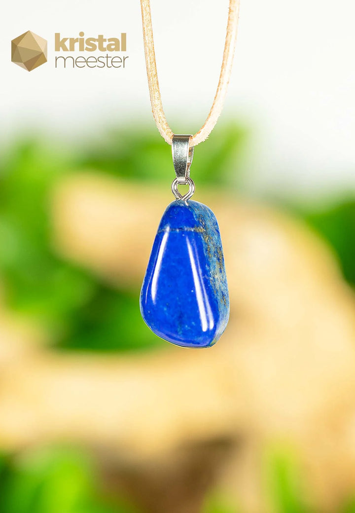Lapis Lazuli Pendant with silver loop - no. 1