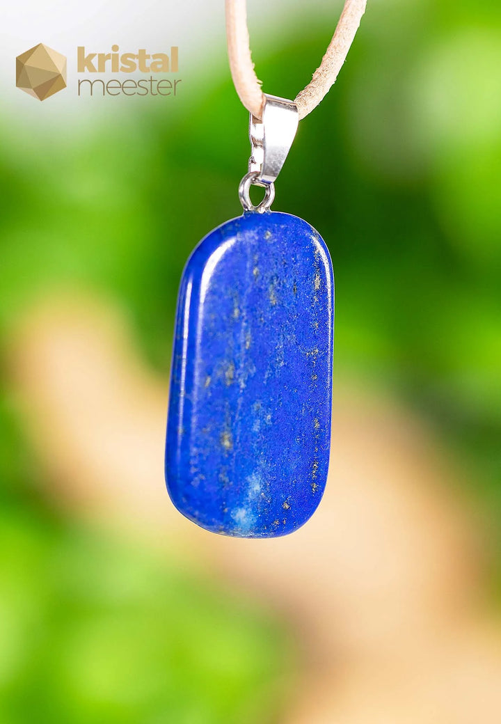 Lapis Lazuli Pendant with silver loop - no. 2