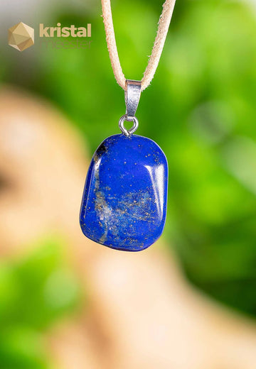 Lapis Lazuli Pendant with silver loop - no. 4