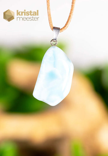 Larimar hanger met zilver oog - nr. 3