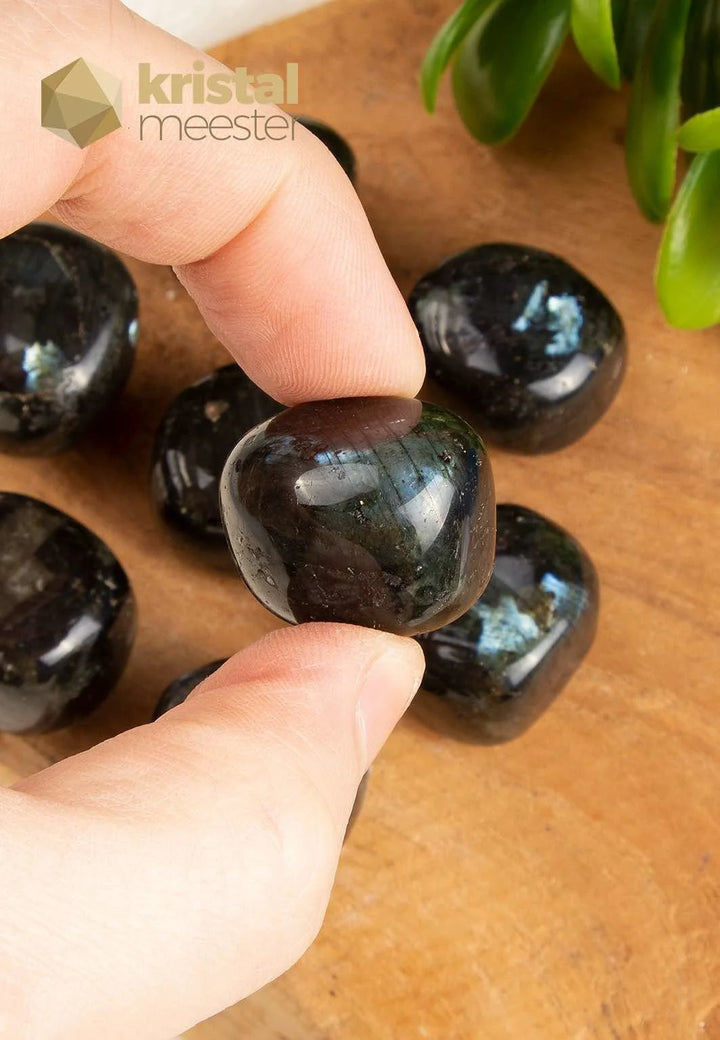 Larvikite Tumbled Stones - size M