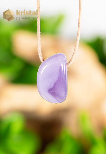 Fluoriet Lavendel Hanger doorboord - nr. 3