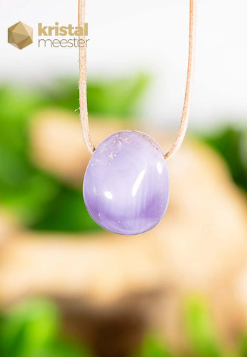 Fluoriet Lavendel Hanger doorboord - nr. 4