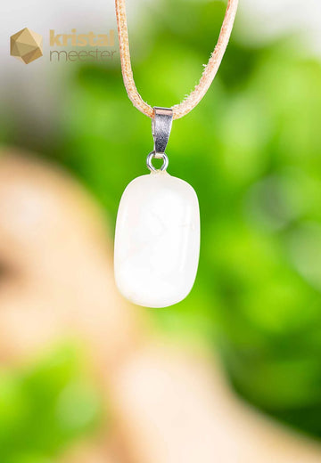 Moonstone EX pendant with silver loop - no. 1