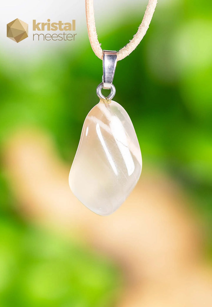 Moonstone EX pendant with silver loop - no. 1
