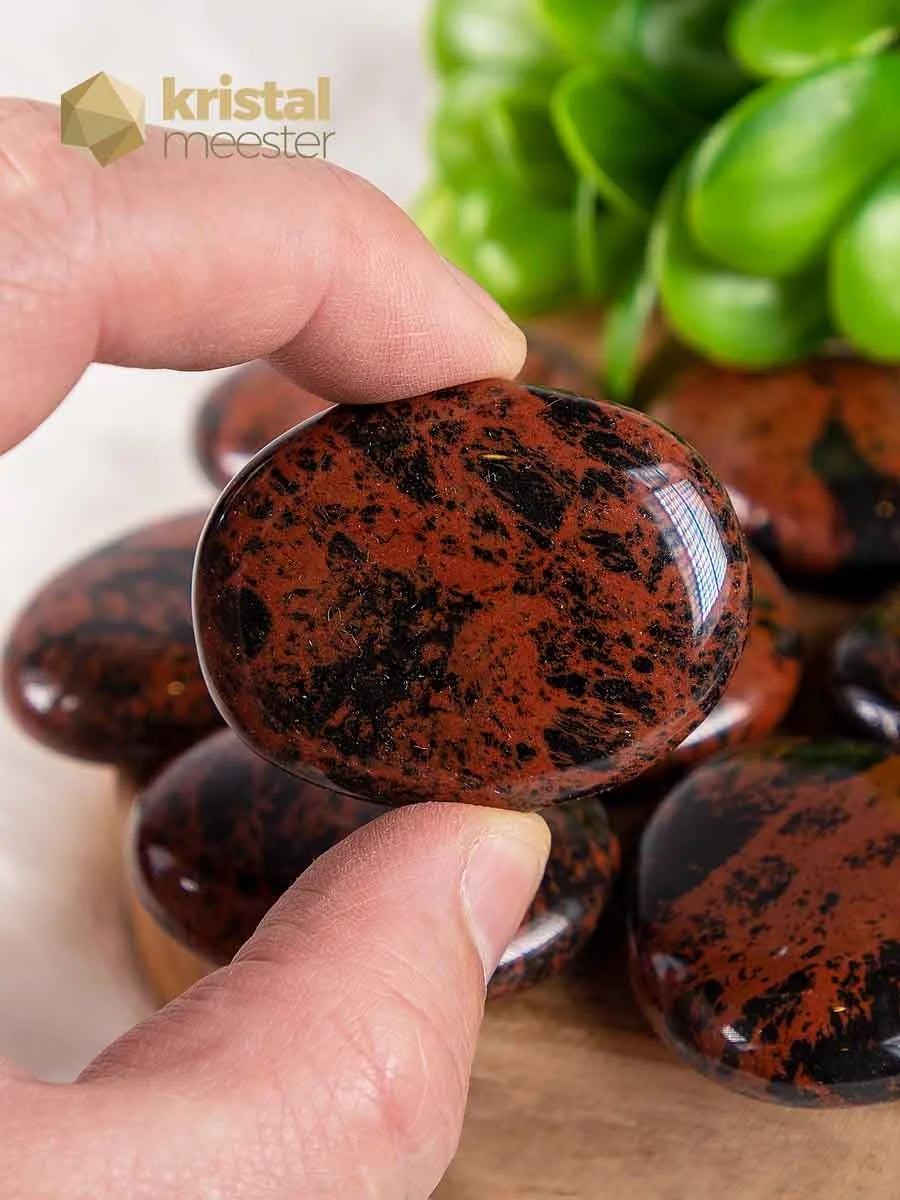 Mahogany Obsidian Pocket Stones