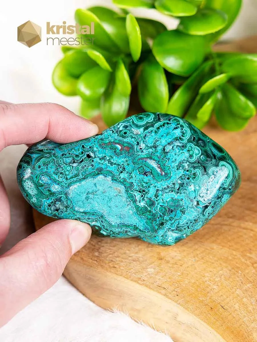 Malachiet Chrysocolla freeform - nr. 2