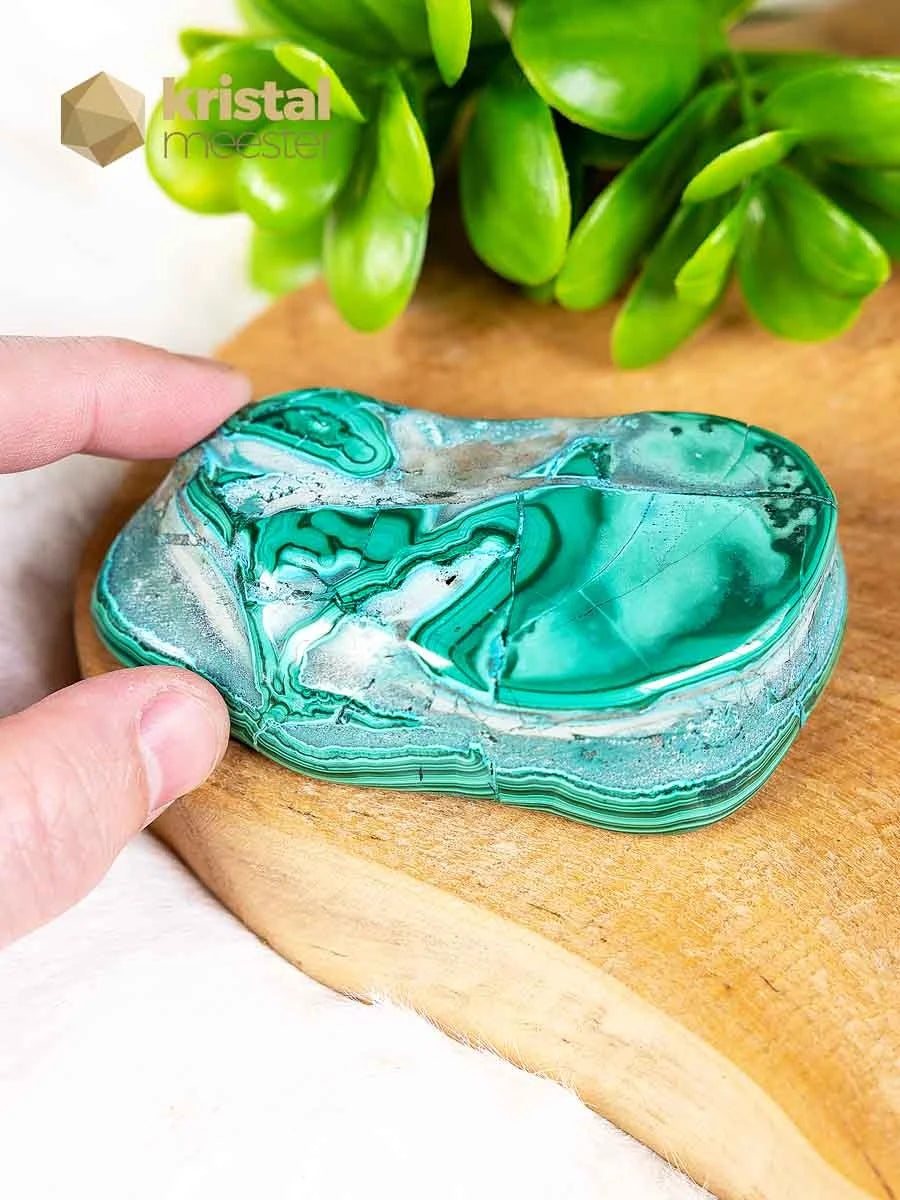 Malachiet Chrysocolla freeform - nr. 3