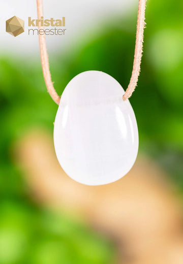 Mangano Calcite Pendant, drilled - no. 4