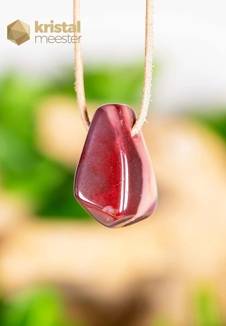 Mookaite Jasper EX Pendant, drilled - no. 4