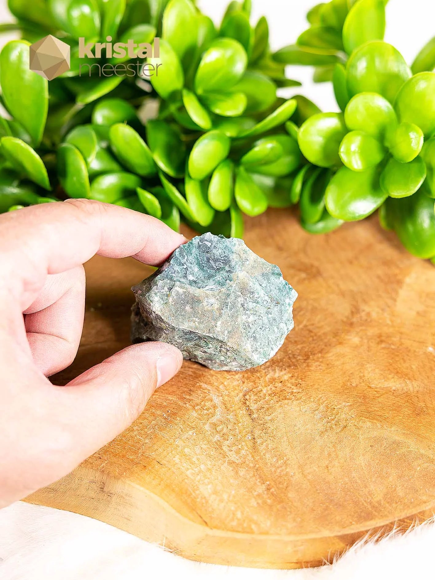 Moss Agate raw - no. 1