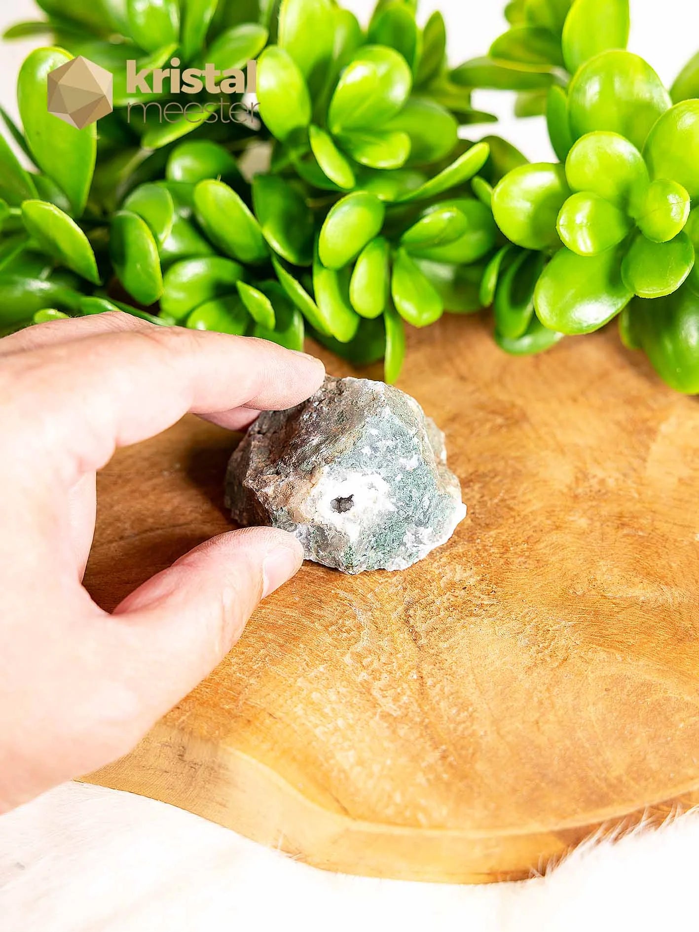 Moss Agate raw - no. 2