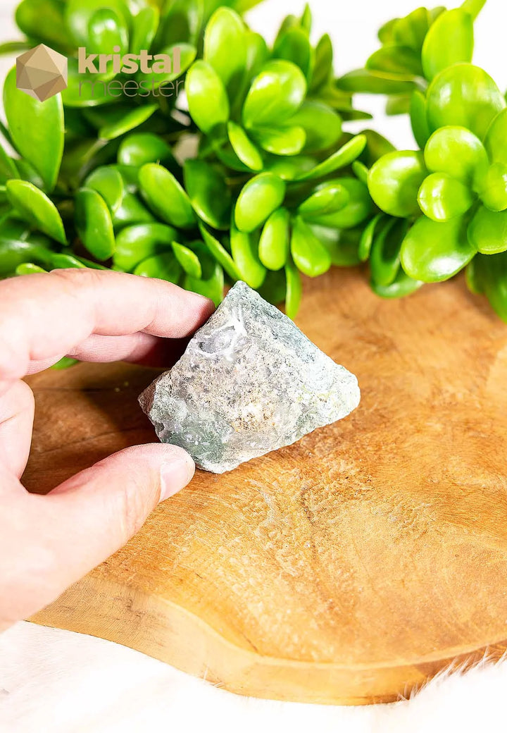 Moss Agate raw - no. 4