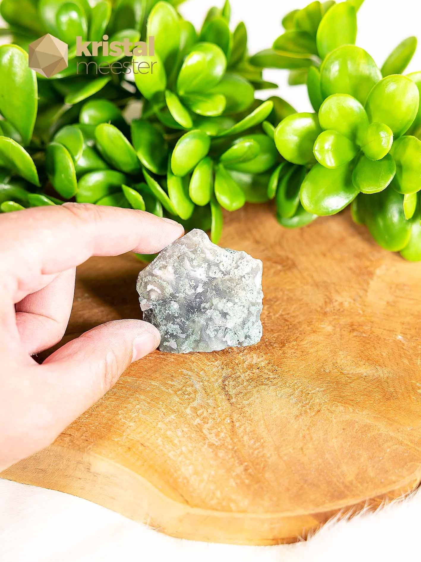 Moss Agate raw - no. 5