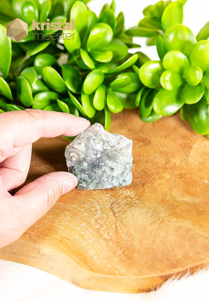 Moss Agate raw - no. 5