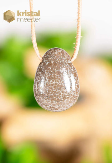 Oolite Pendant - drilled- no. 4