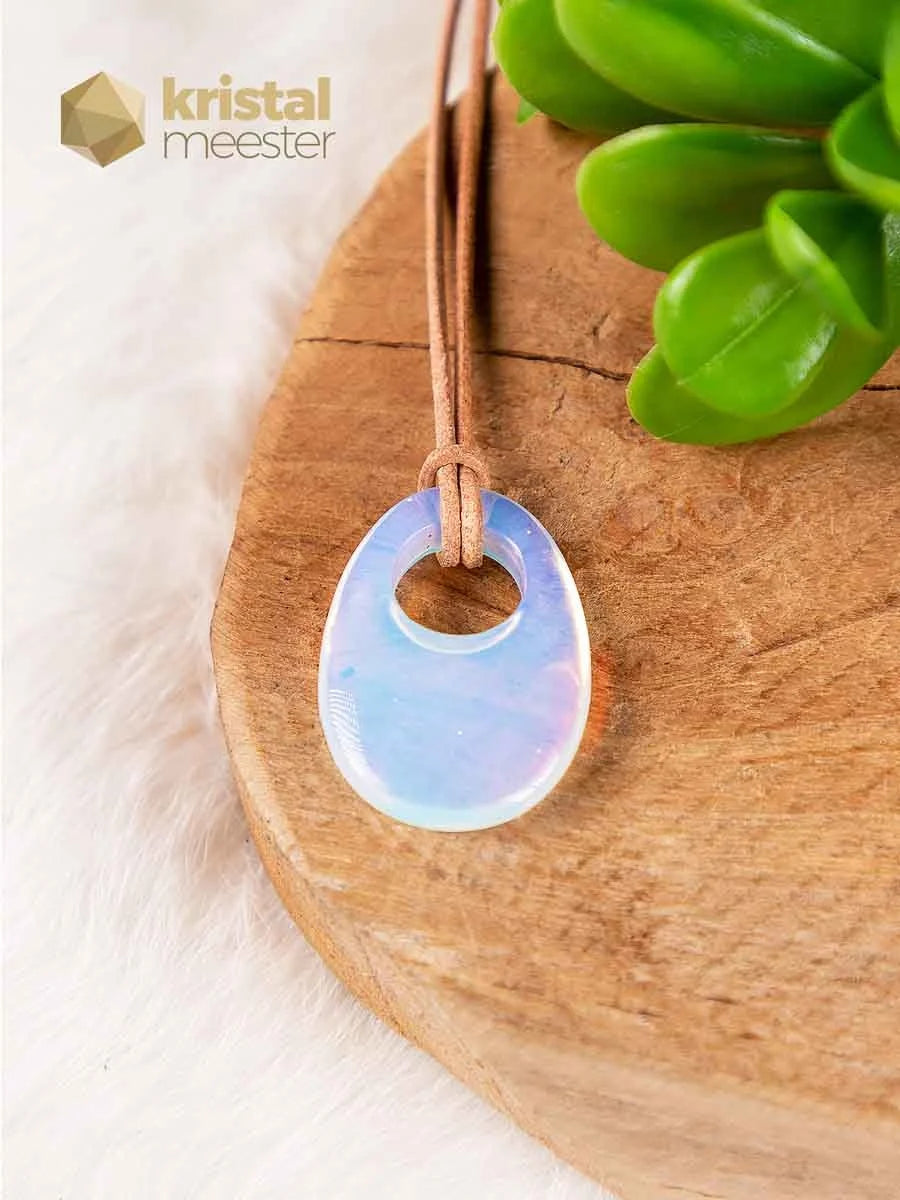 Opalite Donut Oval - 25 mm (man-made)