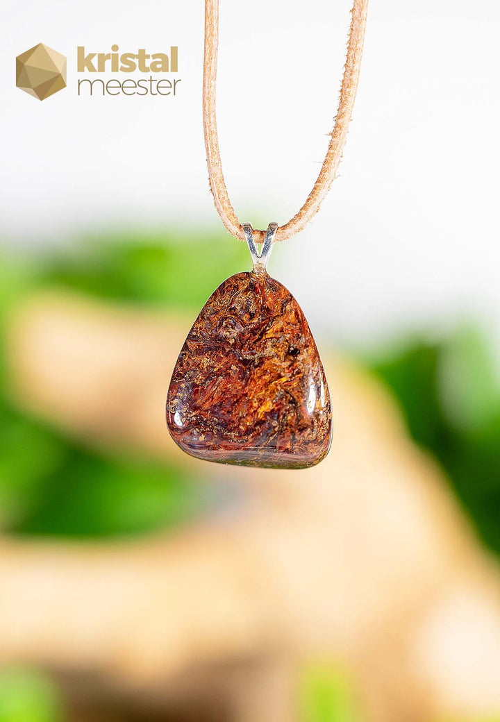 Pietersiet hanger met zilver oog - nr. 6