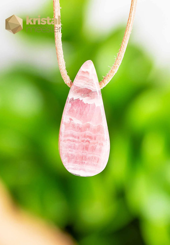Rhodochrosiet EX hanger, doorboord - nr. 1