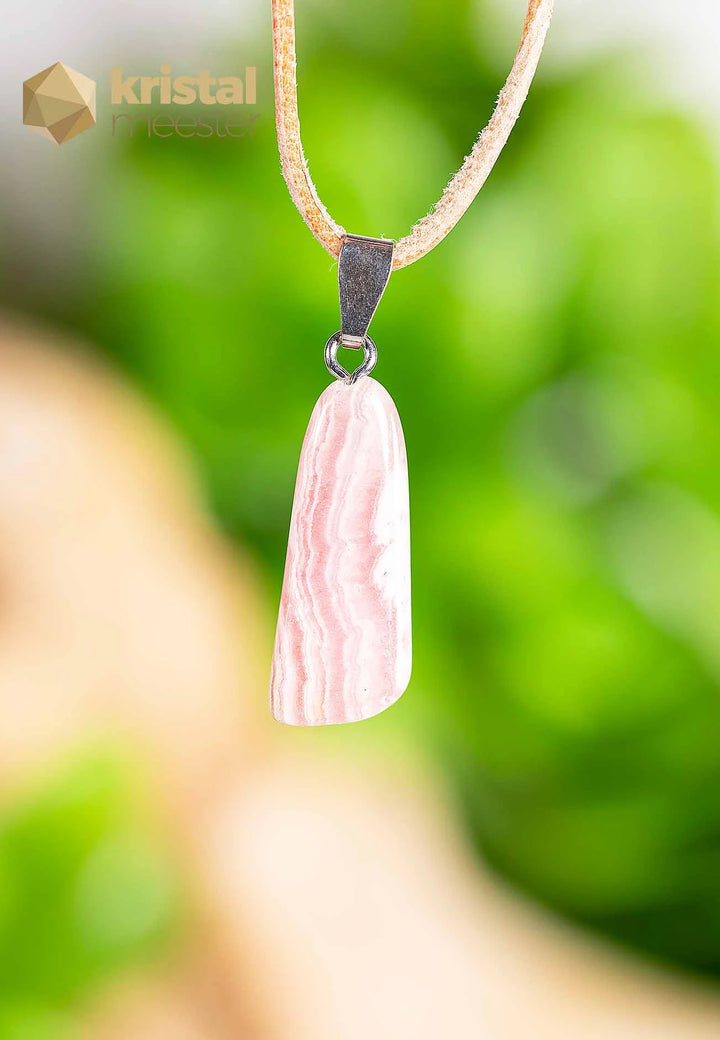Rhodochrosiet EX hanger met zilver oog - nr. 1