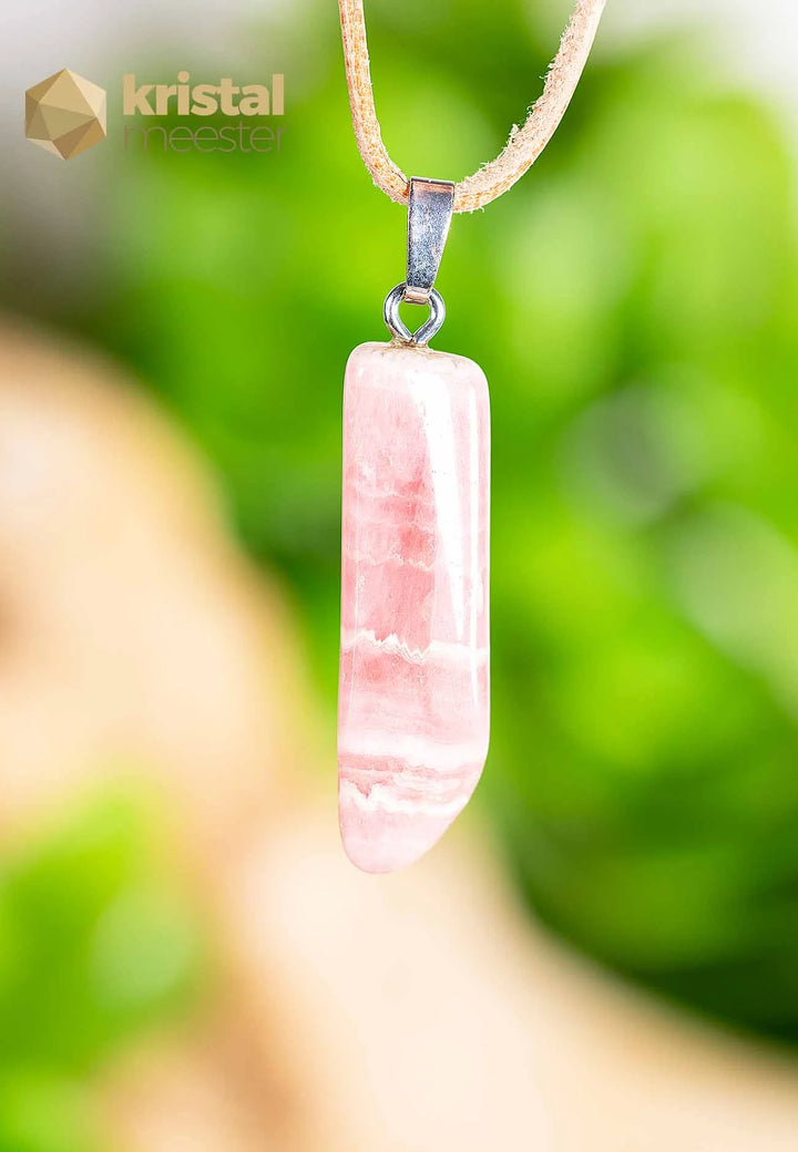 Rhodochrosiet EX hanger met zilver oog - nr. 4