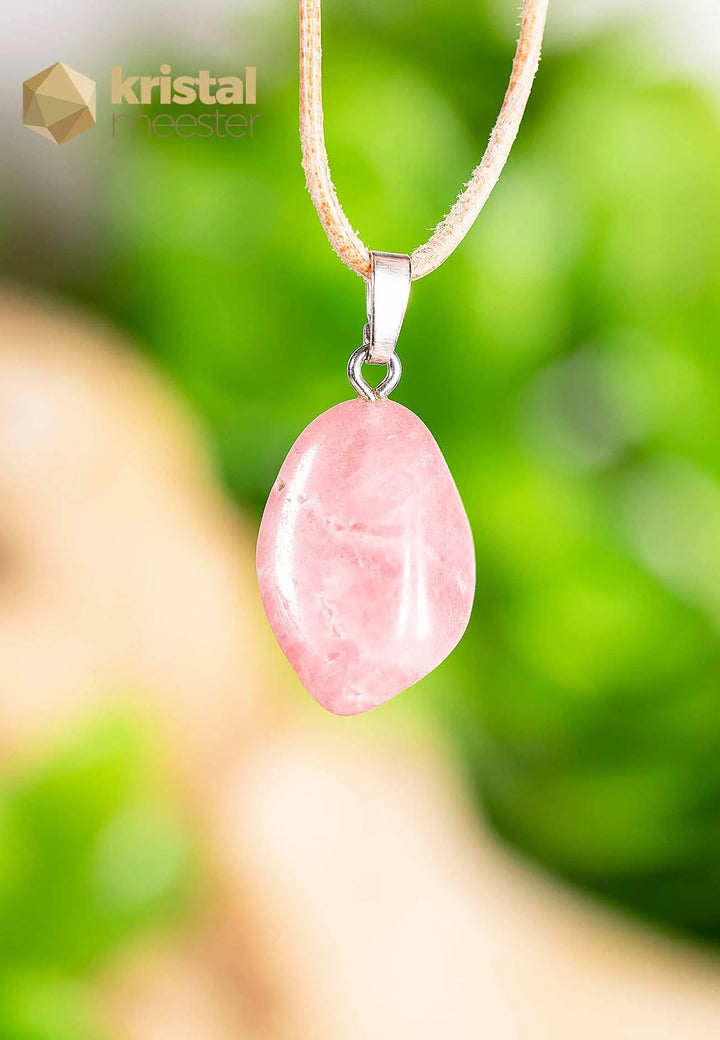 Rhodochrosite EX pendant with silver loop - no. 5