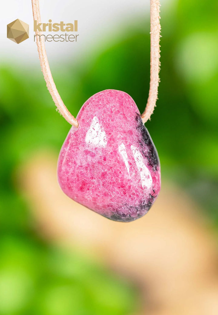 Rhodonite EX Pendant, drilled - no. 2