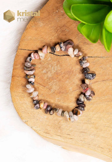 Rhodonite Chip Bracelet