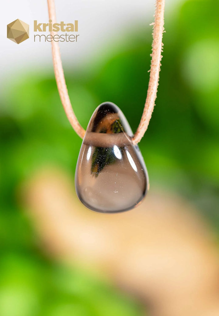Smokey Quartz EX Pendant, drilled - no. 2