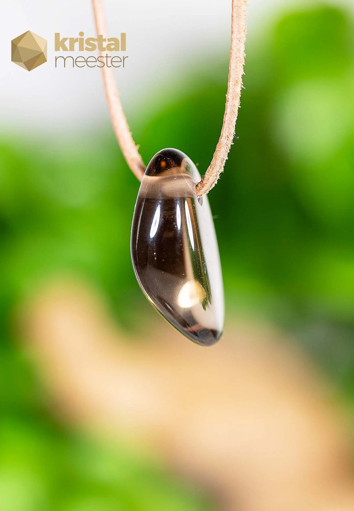 Smokey Quartz EX Pendant, drilled - no. 3