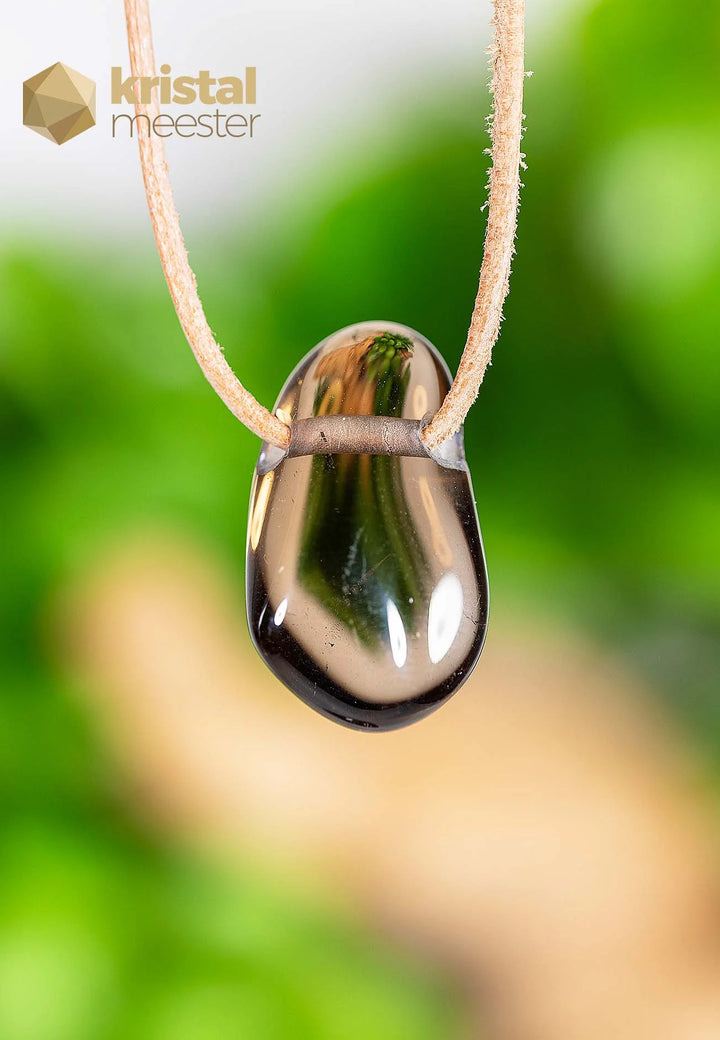 Smokey Quartz EX Pendant, drilled - no. 4