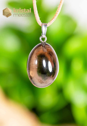 Smokey Quartz Pendant with silver loop - no. 4