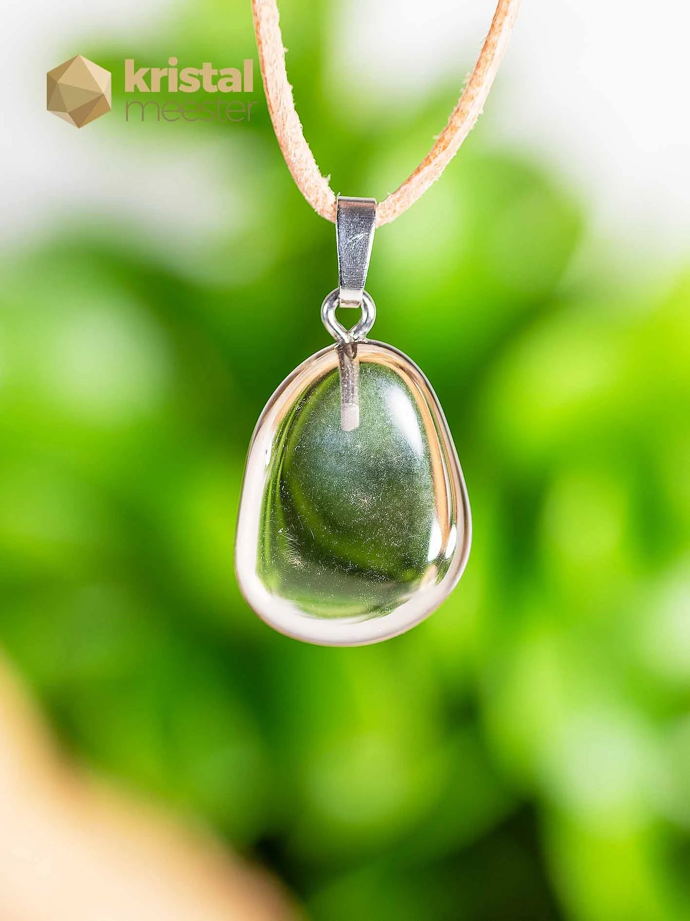 Smokey Quartz Pendant with silver loop - no. 5