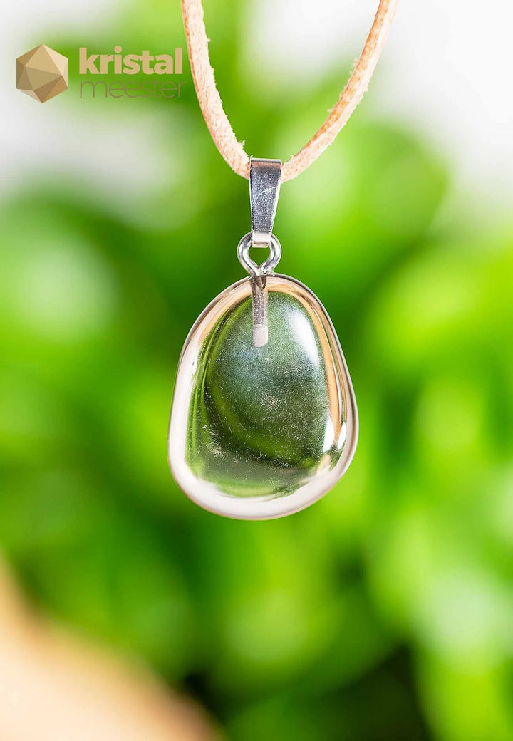 Smokey Quartz Pendant with silver loop - no. 5