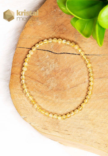 Rutielkwarts Kogelarmband - 4 mm