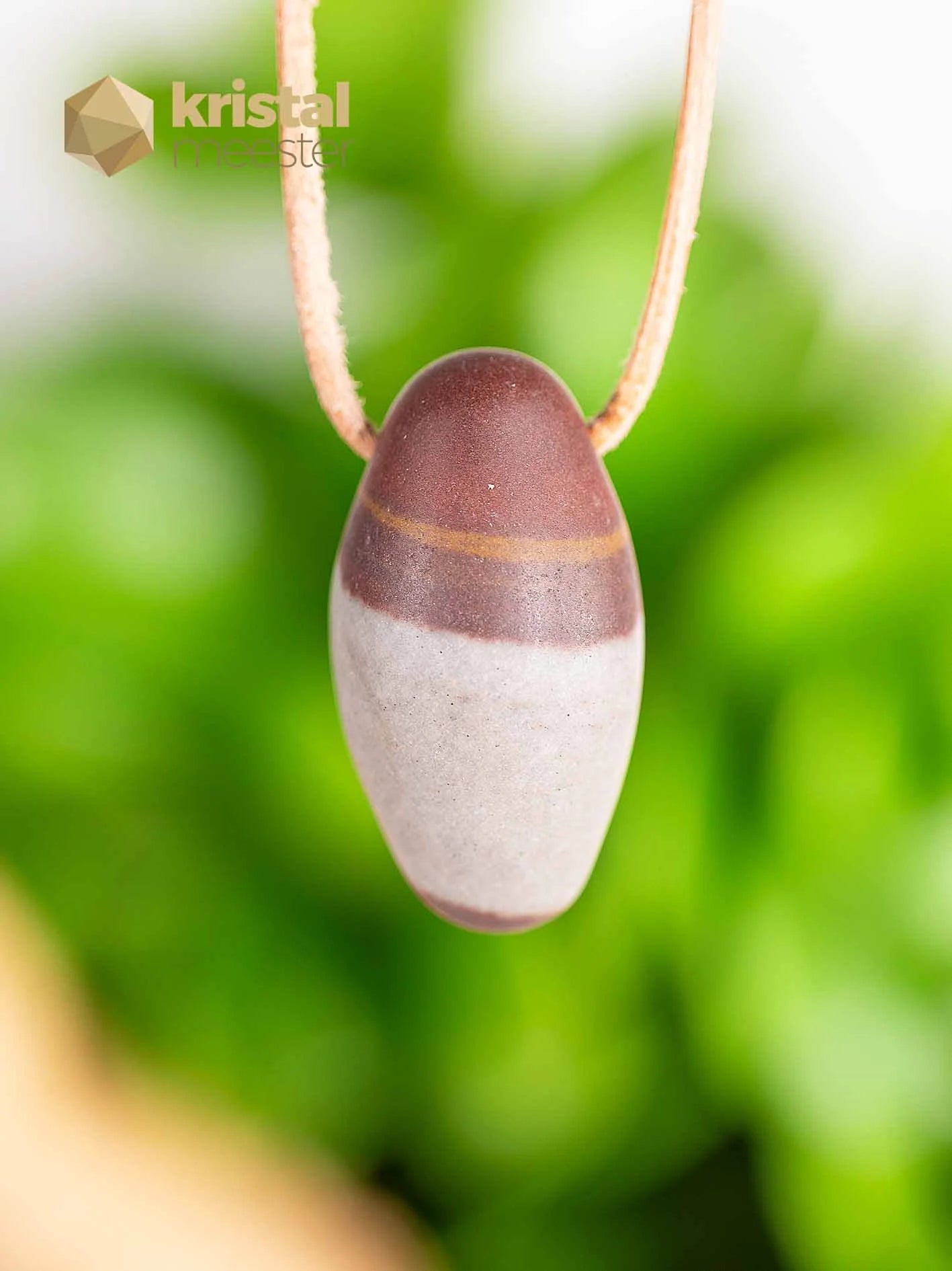 Shiva Lingam hanger, doorboord - nr. 5