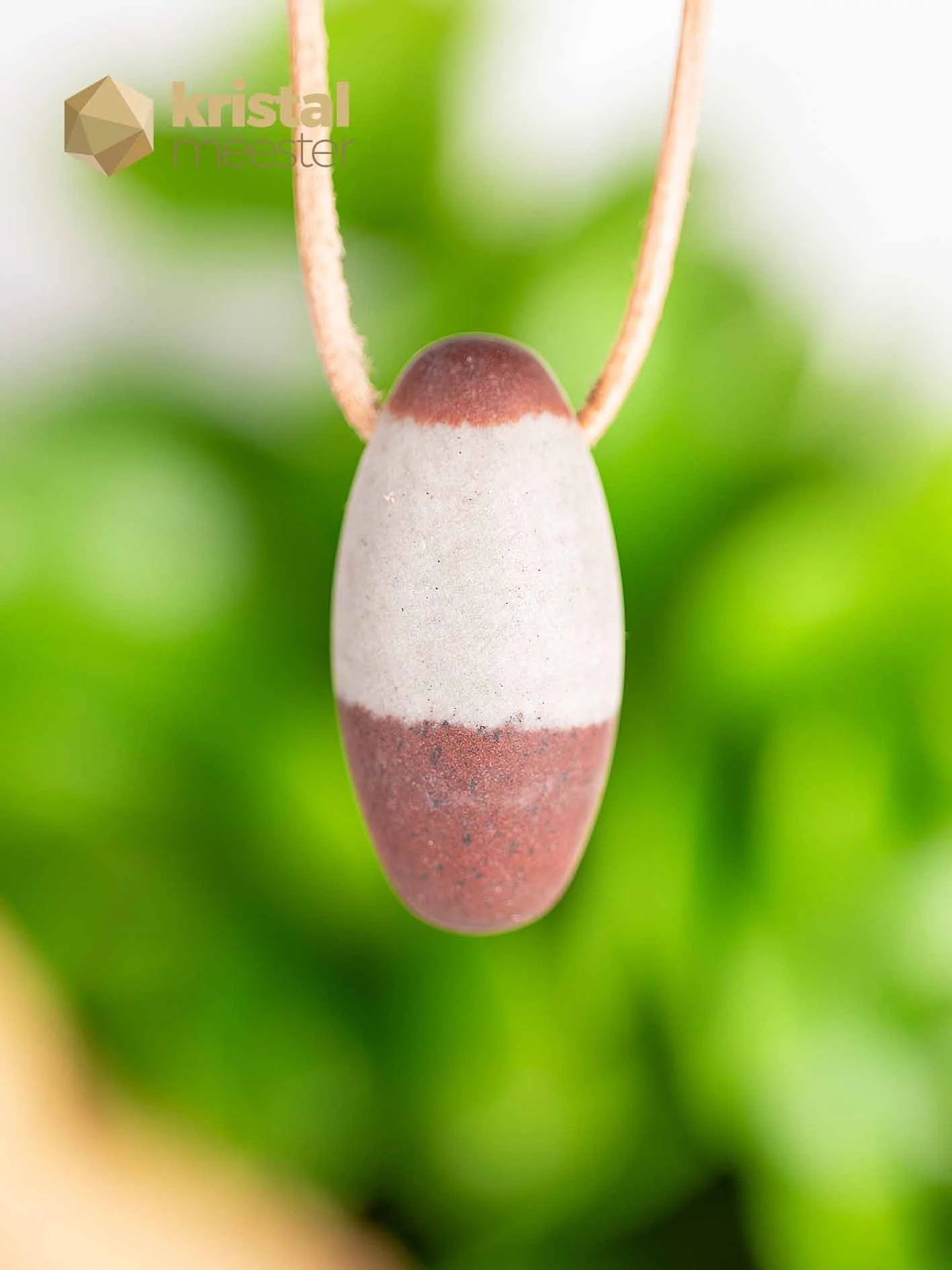 Shiva Lingam hanger, doorboord - nr. 6