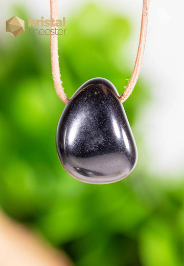 Shungite EX pendant drilled - no. 5