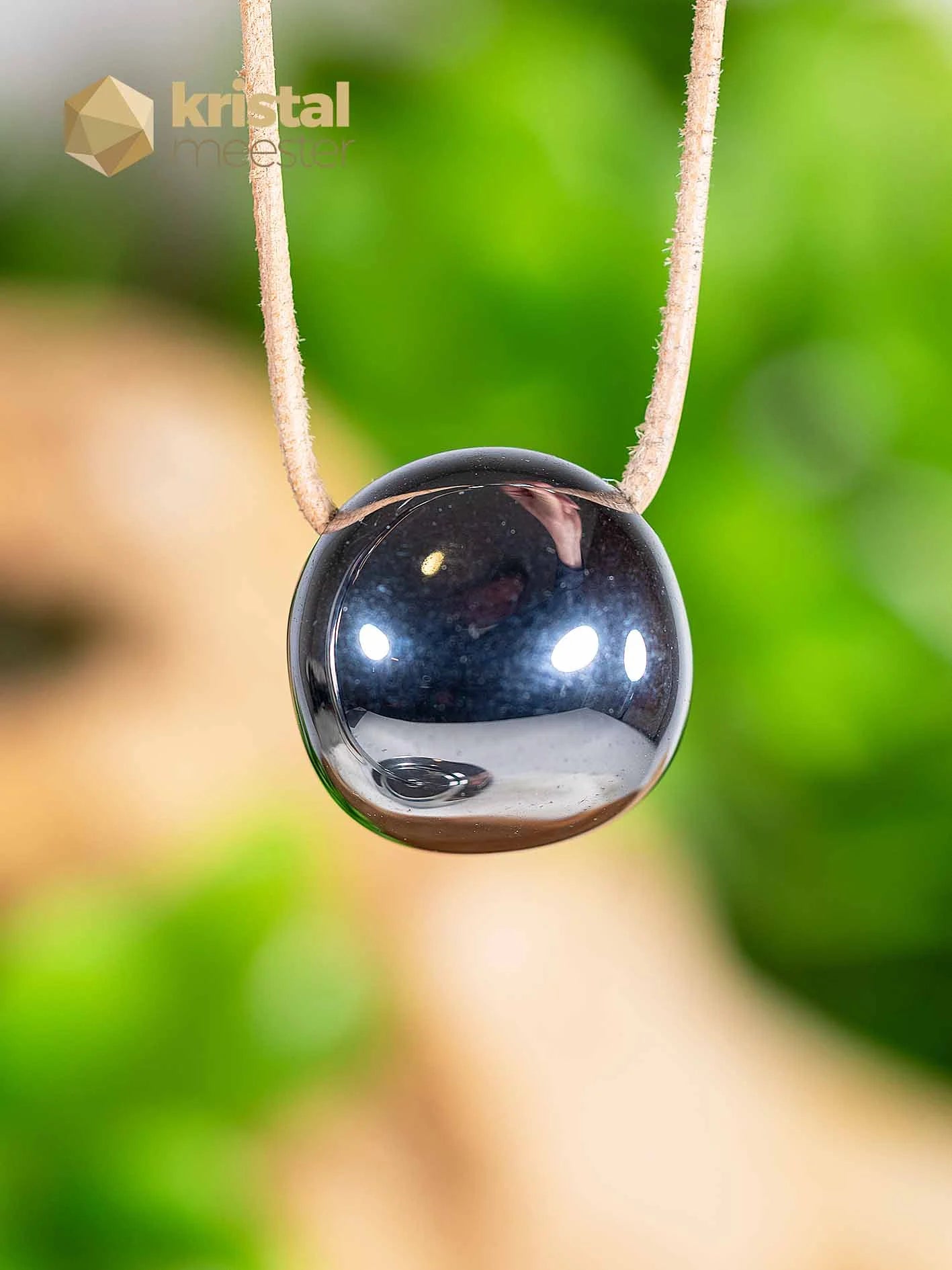 Silicon pendant, drilled - no. 2